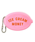 Coin Pouch - Ice Cream Money - Pink - Main Street Roasters