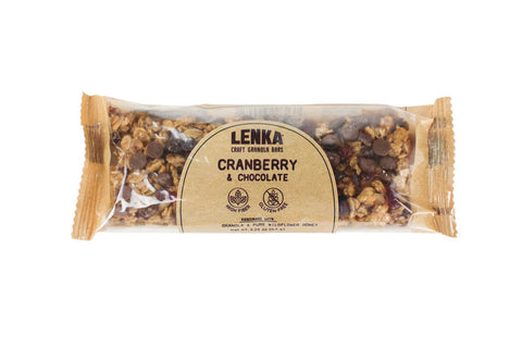 Cranberry Chocolate Granola Bar - Front - Main Street Roasters