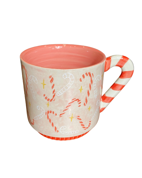 Hand-Painted Christmas Mugs | 16oz.