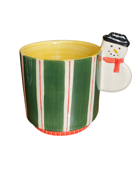 Hand-Painted Christmas Mugs | 16oz.