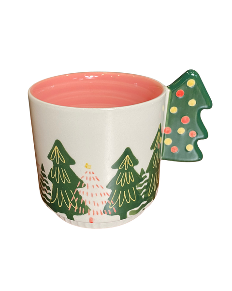 Hand-Painted Christmas Mugs | 16oz.