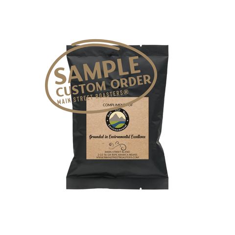 Custom Business Coffee Packet 2 ounce | 50 ct. - Main Street Roasters®
