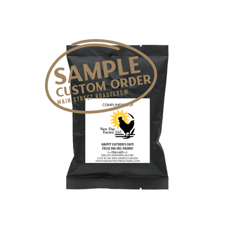 Custom Business Coffee Packet 2 ounce | 50 ct. - Main Street Roasters®