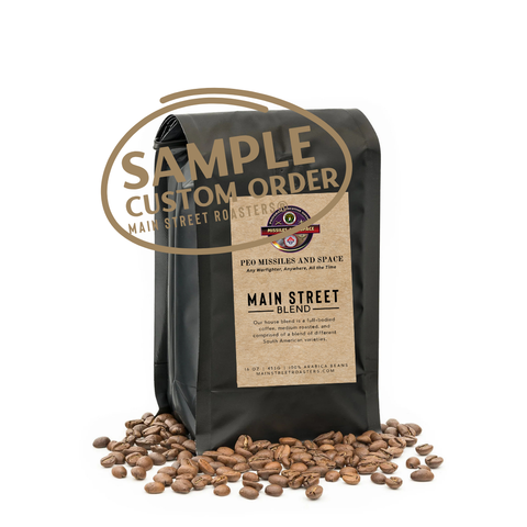 Custom Label Coffee | One Pound Business Gift - Main Street Roasters®