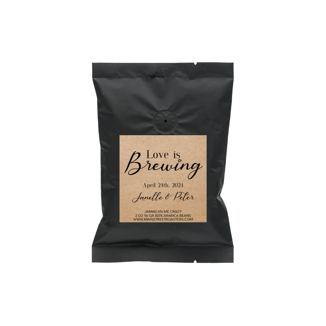 Custom Wedding Favors 2oz. | 50 per case - Main Street Roasters