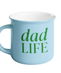 Dad Life 11 oz Campfire Coffee Mug - Blue - Back