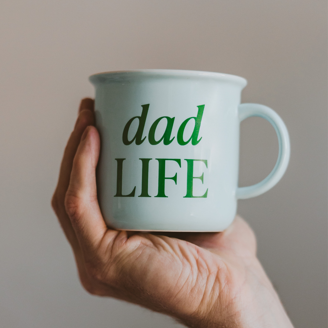 Dad Life 11 oz Campfire Coffee Mug - Blue - In Hand