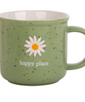 Daisy Camp Mug - Embossed - Green