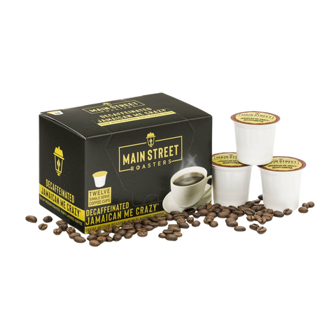 Decaf Jamaican Me Crazy WHS K-Cup Compatible Coffee Main Street Roasters 