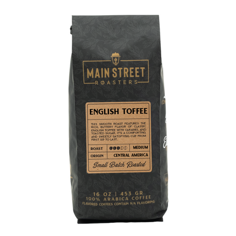 English Toffee Flavored Coffee WHS - Main Street Roasters®