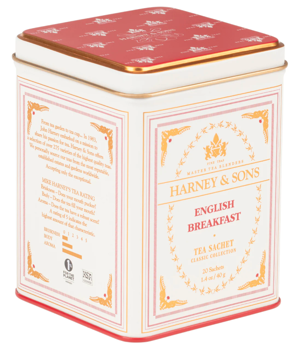 English Breakfast Tea 20 ct. - Harney & Sons - Main Street Roasters