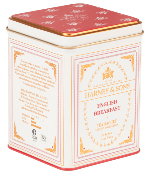 English Breakfast Tea 20 ct. - Harney & Sons - Main Street Roasters