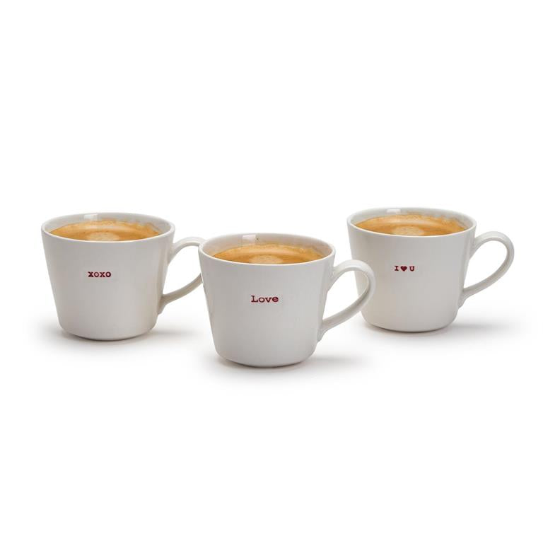 Espresso Mugs Mini Valentines Quotes - Main Street Roasters