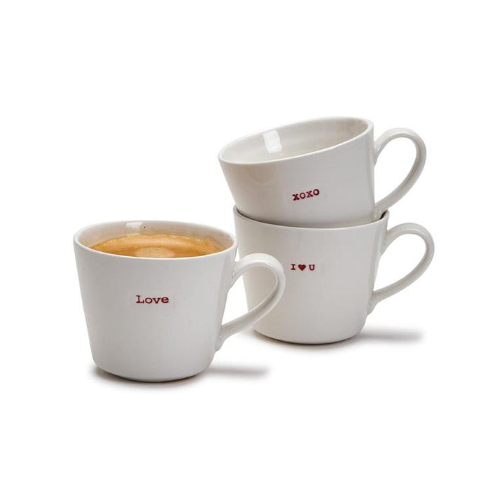 Espresso Mugs Mini Valentines Quotes - Main Street Roasters