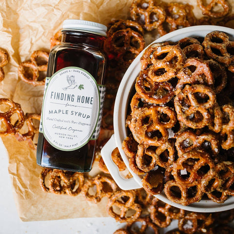 Finding Home Farms - 100% Pure Organic Maple Syrup - 8 oz Farmhouse Bottle - Main Street Roasters®