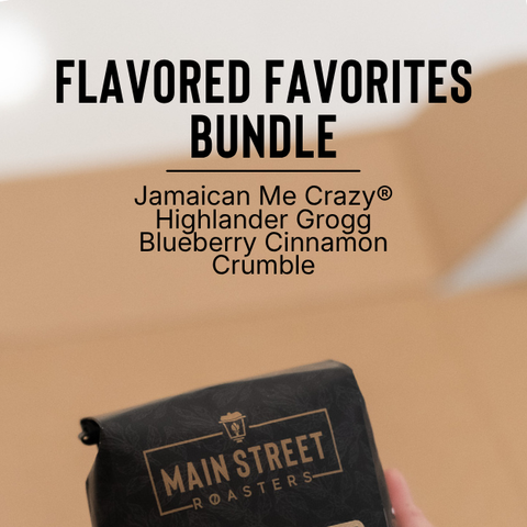 Flavored favorites bundle with Main Street Smokehouse packaging on a beige background