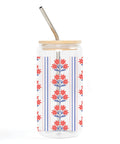 Pippi Post - Floral Americana Glass Can - Main Street Roasters®