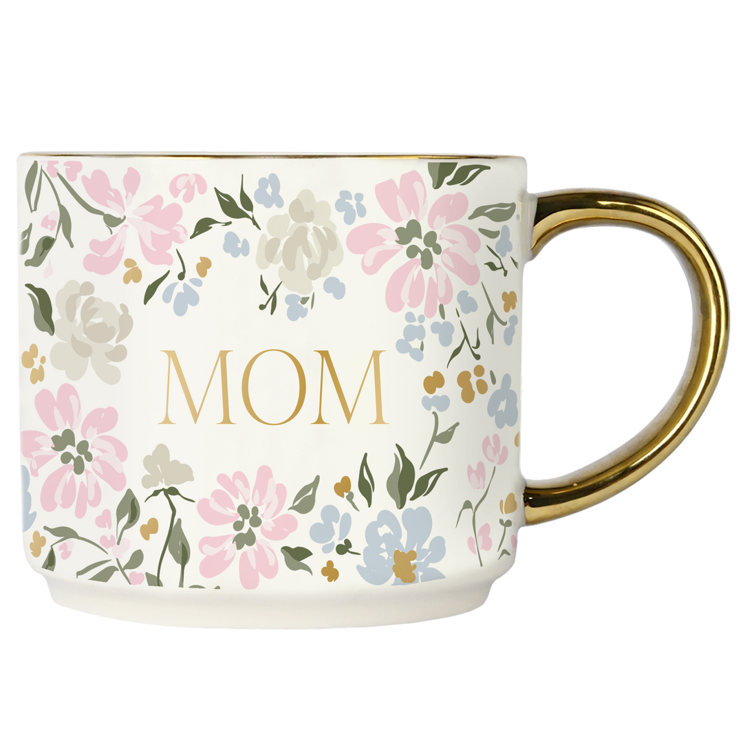 Mom Floral Coffee Mug Mom Floral Coffee Mug