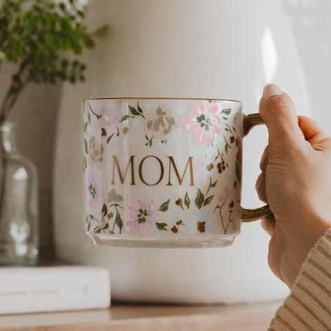 Floral Mom Mug - Front
