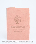 Go Into the World & Do Good | Graduation Greeting Card Info - Paper Baristas
