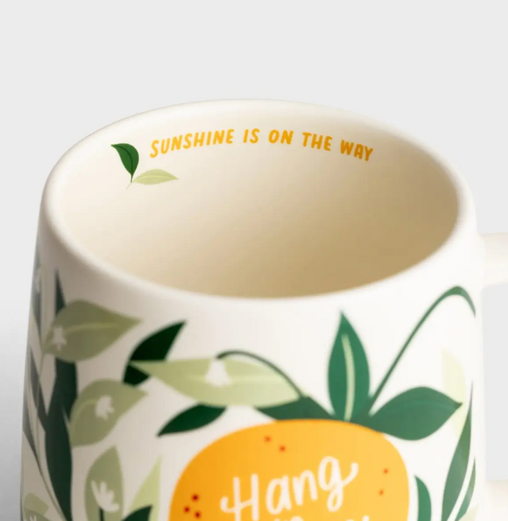 Hang in There Ceramic Mug - Inside - Main Street Roasters