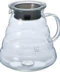 Hario V60 Glass Range Coffee Server Clear | Size 03 - Main Street Roasters