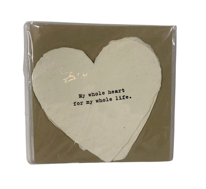 Heart Shaped Card with Envelope | My Whole Heart - Main Street Roasters