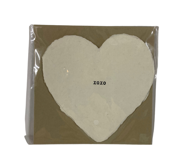 Heart Shaped Card with Envelope | XOXO - Main Street Roasters