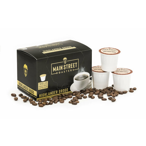 Highlander Grogg K-Cup Compatible Coffee WHS -  Main Street Roasters 