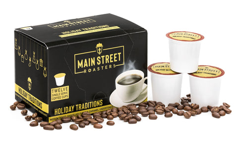 Holiday Traditions K-Cup Compatible Coffee Main Street Roasters 