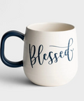 Inspiring Artisan Mug Blessed - Back - Main Street Roasters