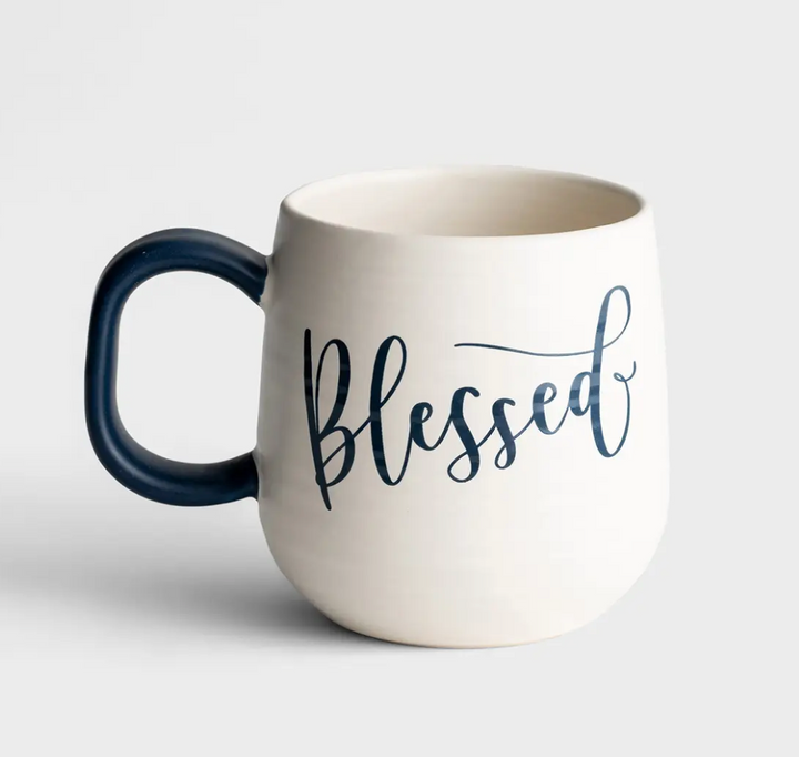 Inspiring Artisan Mug Blessed - Back - Main Street Roasters