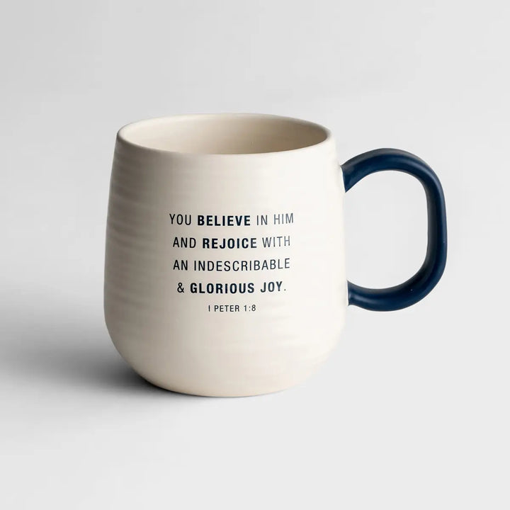 Inspiring Artisan Mug Believe - Front- Main Street Roasters