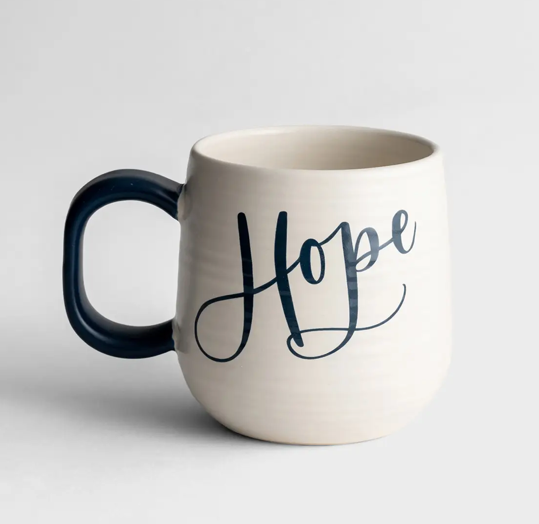 Inspiring Artisan Mug Hope - Back - Main Street Roasters