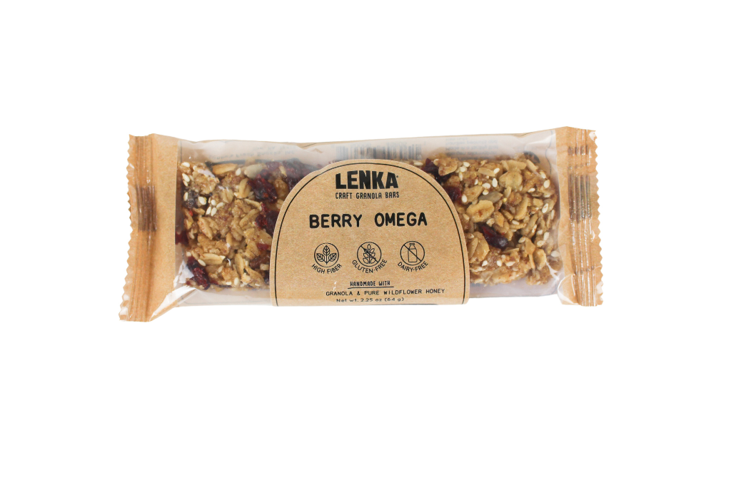 Lenka Craft Berry Omega Granola Bar 