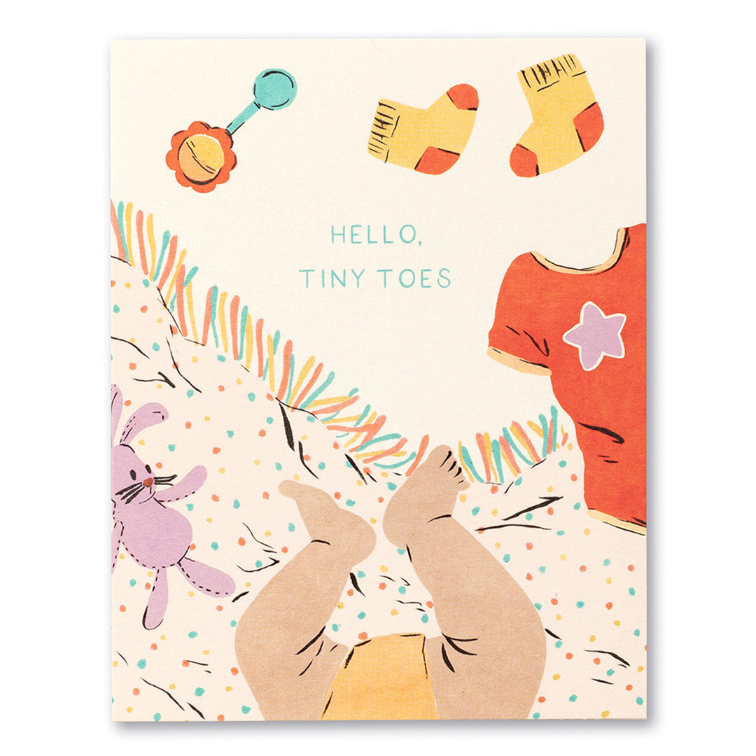 Love Muchly Cards - Hello, Tiny Toes - Main Street Roasters