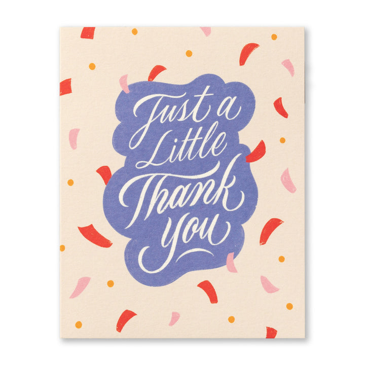 Love Muchly Cards - Just A little Thank you - Main Street Roasters