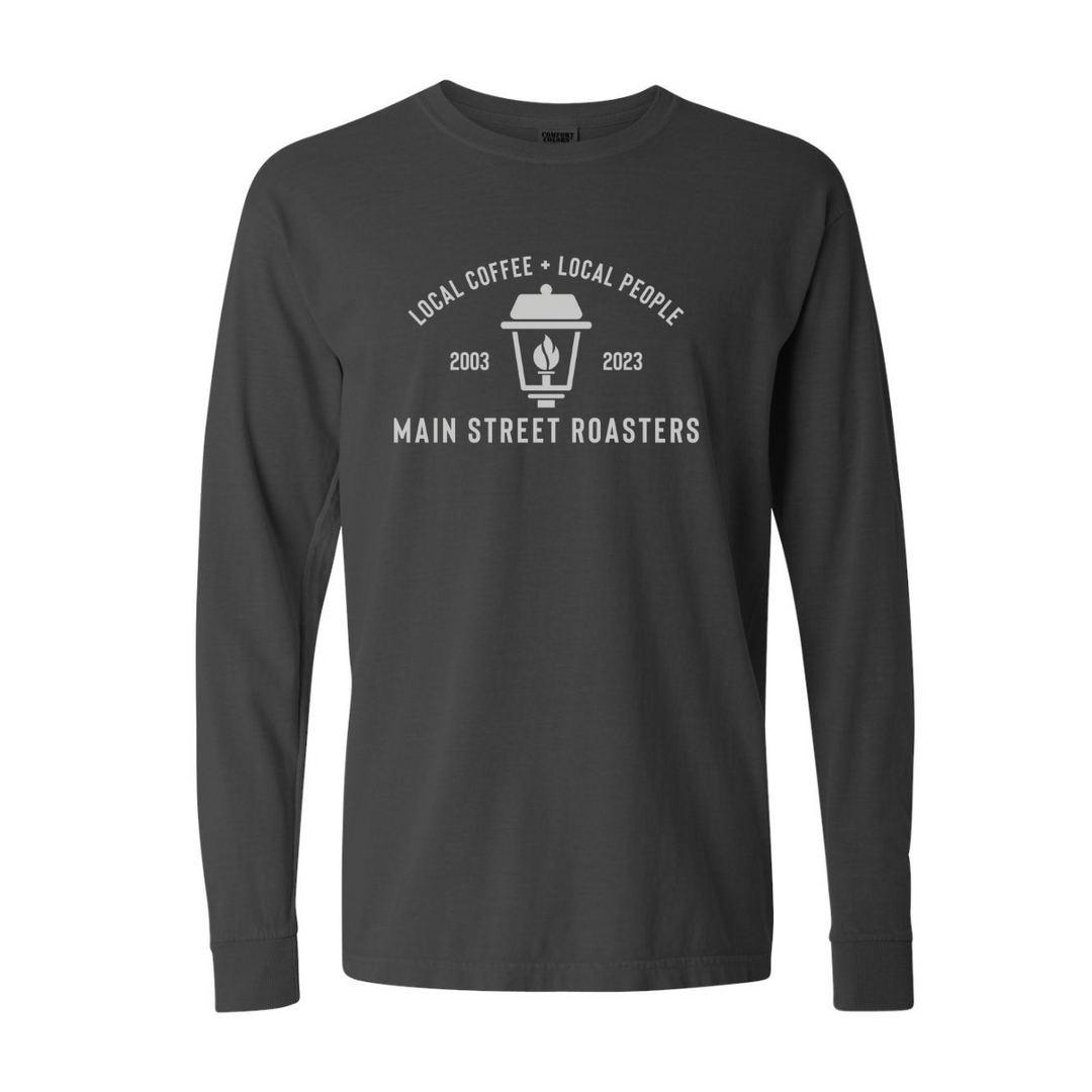 MSR 20 Year Anniversary Long Sleeve Tee Pepper - Main Street Roasters