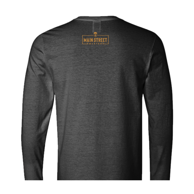 MSR Pendant Long Sleeve Tee Black - Back - Main Street Roasters