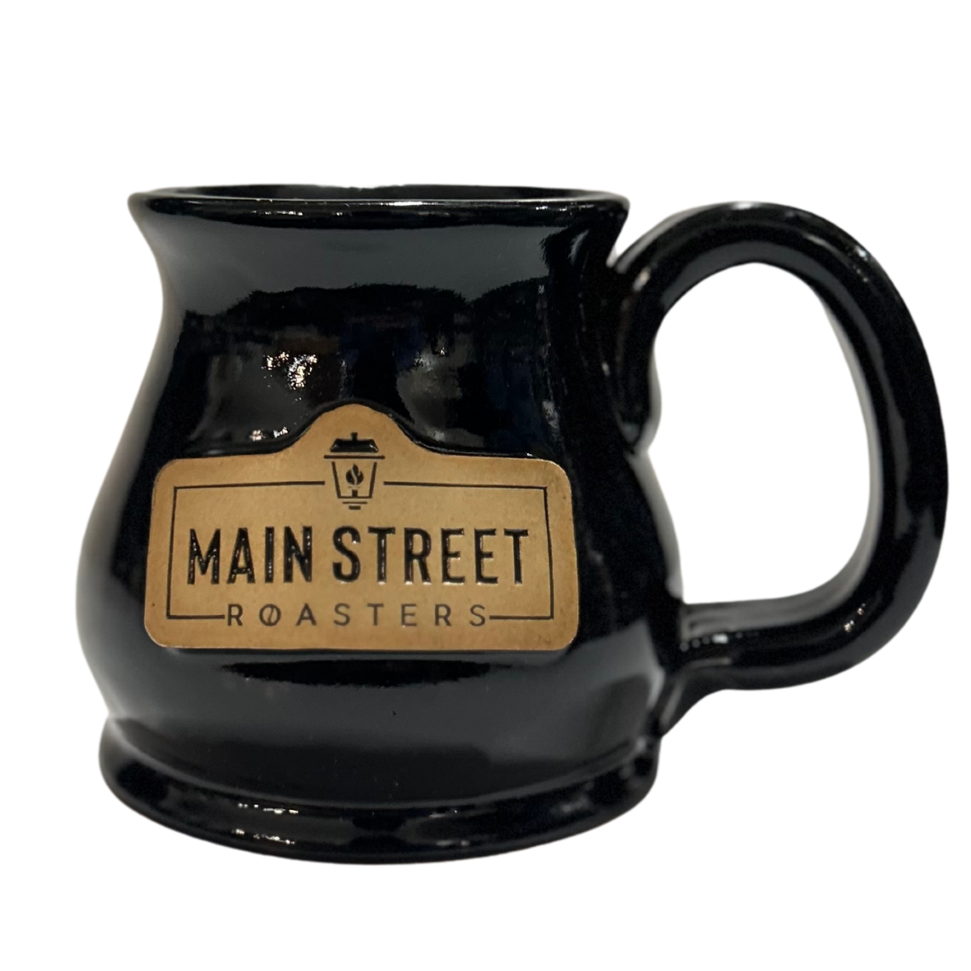 MSR Potbelly Pottery Mug | Midnight Black - Main Street Roasters