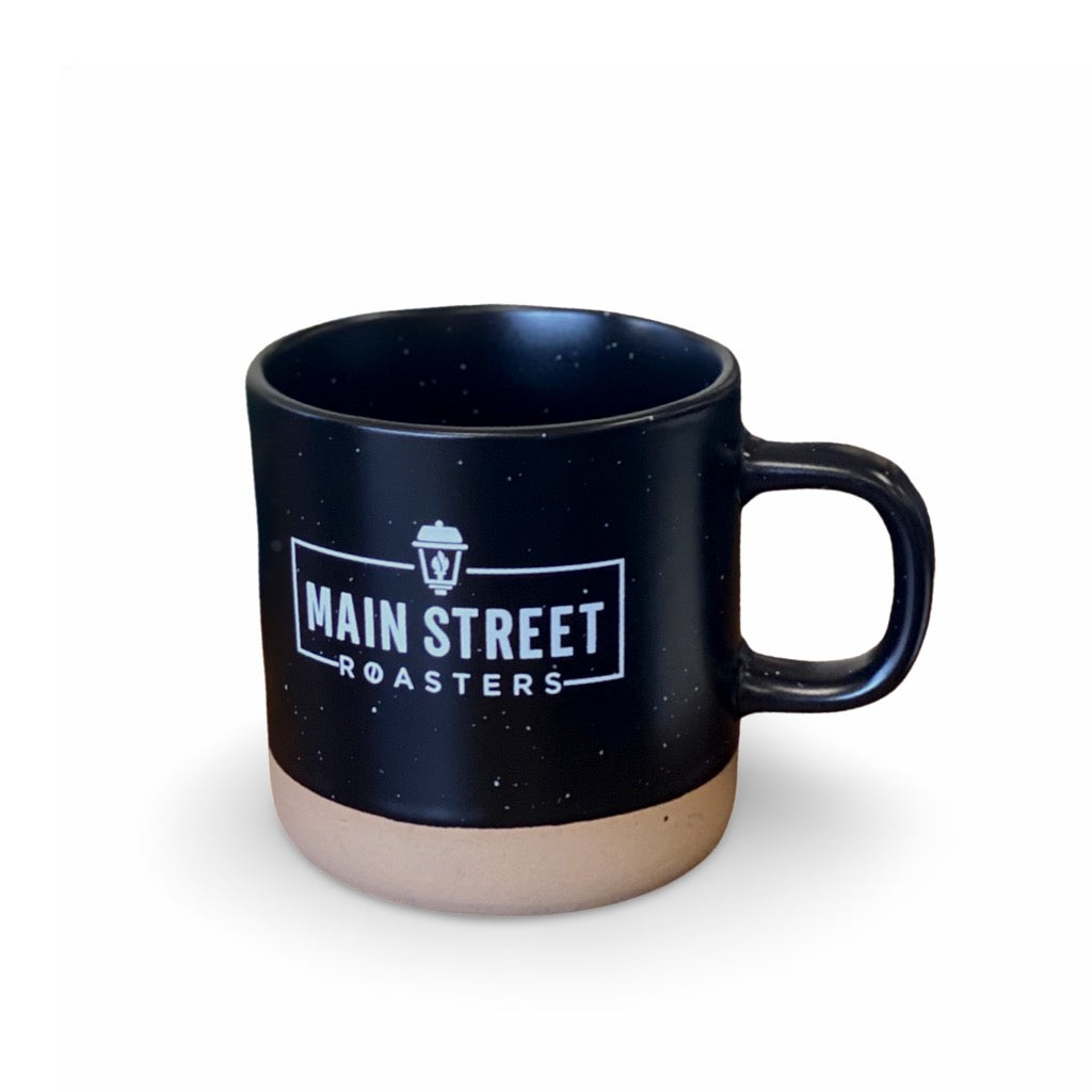 Main Street Roasters Black Ceramic Mug - 11oz - Main Street Roasters