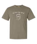 Main Street Roasters I'll Have My Usual Tee - Sandstone/Khaki
