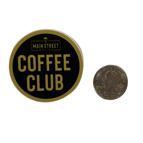 MSR Logo Sticker - Coffee Club - Main Street Roasters