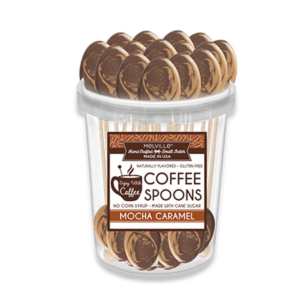 Mocha Caramel Coffee Spoons