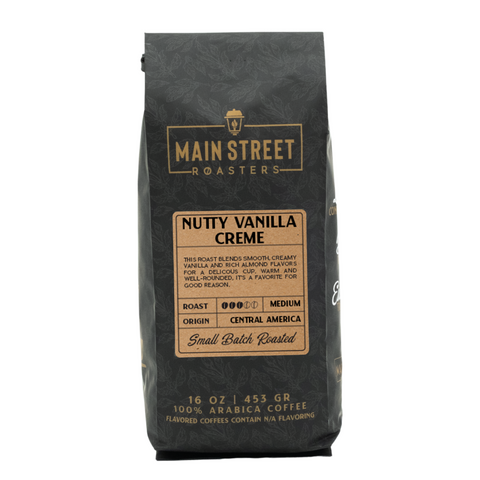 Nutty Vanilla Creme Flavored Coffee WHS - Main Street Roasters®