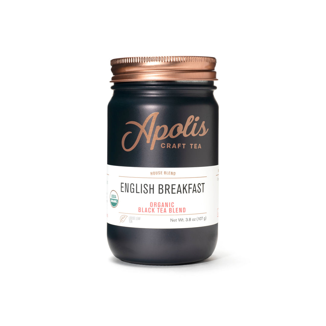 Organic English Breakfast Loose Leaf Jar | Apolis Tea - Main Street Roasters