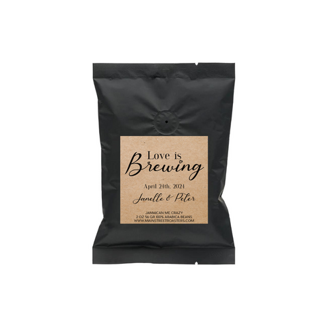Custom Wedding Favors 2oz. - Main Street Roasters