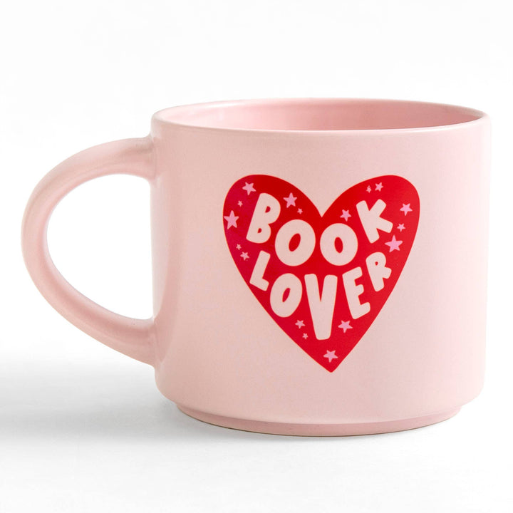 Pink Book Lover Ceramic Mug