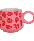 Pink Strawberry Mug 