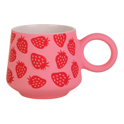 Pink Strawberry Mug 